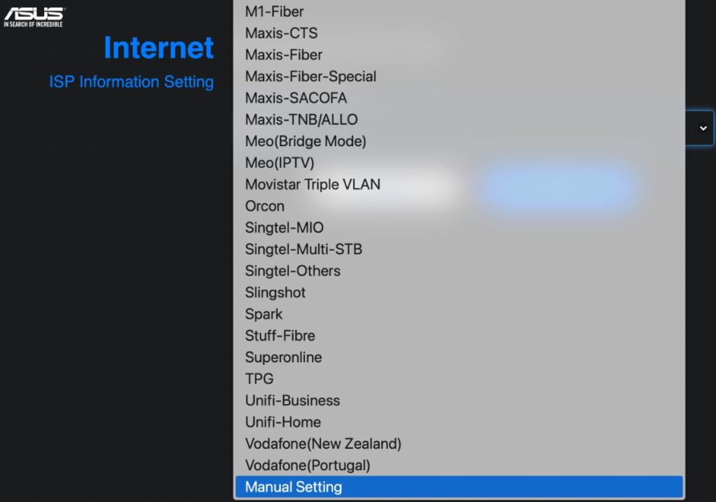 Asus ZenWifi XT9: interfaz web