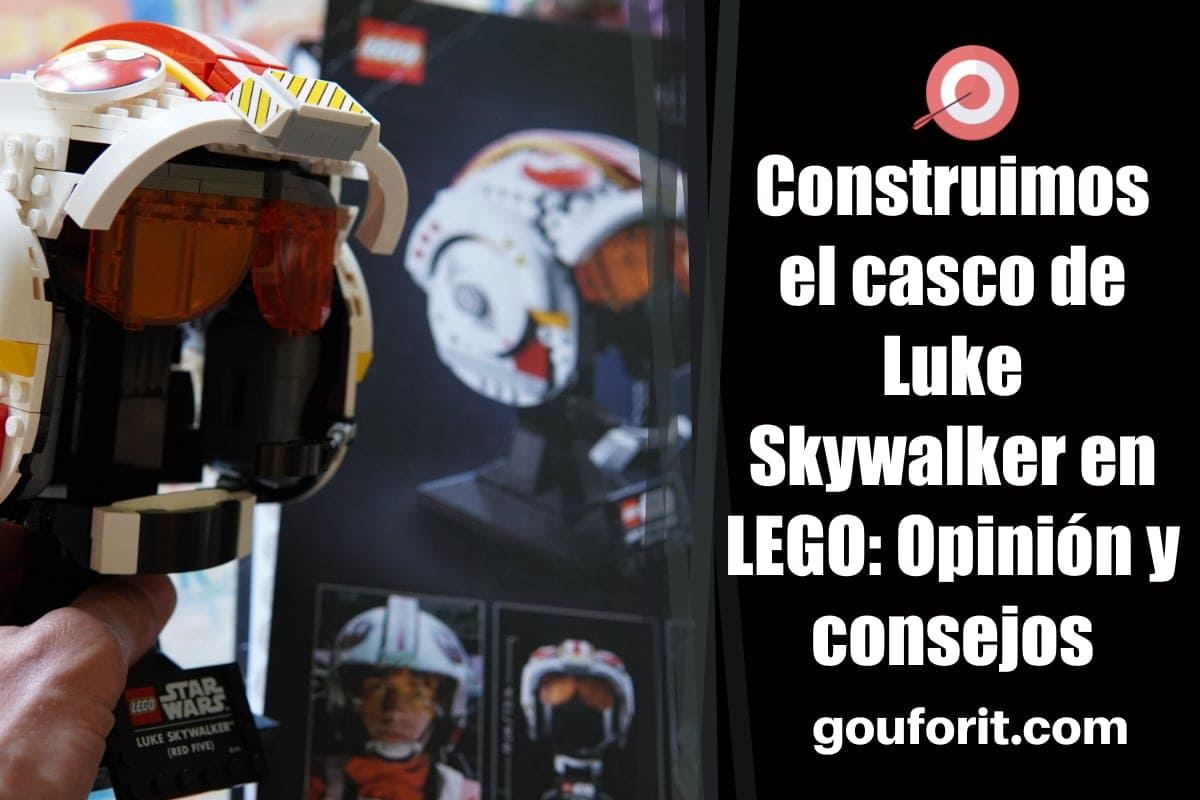 Construimos el casco de Luke Skywalker en LEGO: Opinión y consejos