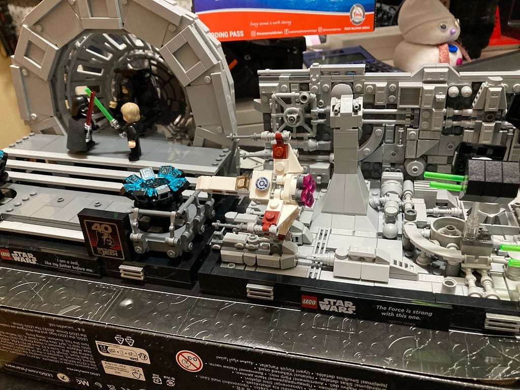 Ataque a la Estrella de la Muerte y Sala del trono del  Emperador: Dioramas de LEGO