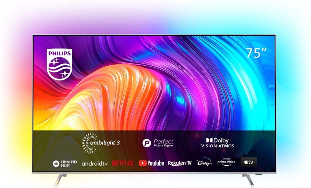 Philips 75PUS8807/12 The One, Android TV LED 4K UHD Ambilight de 7