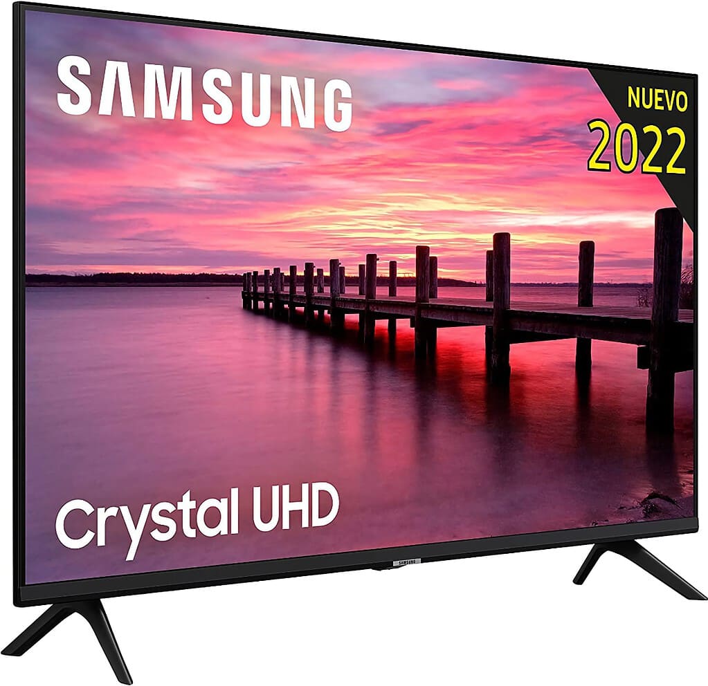 Samsung Crystal UHD 2022 43AU7095 - Smart TV de 43", 4K, HDR 10+, Procesador 4K