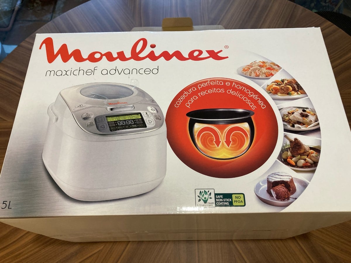 Moulinex Maxichef Advance MK8121 - unboxing. Caja Lateral. 