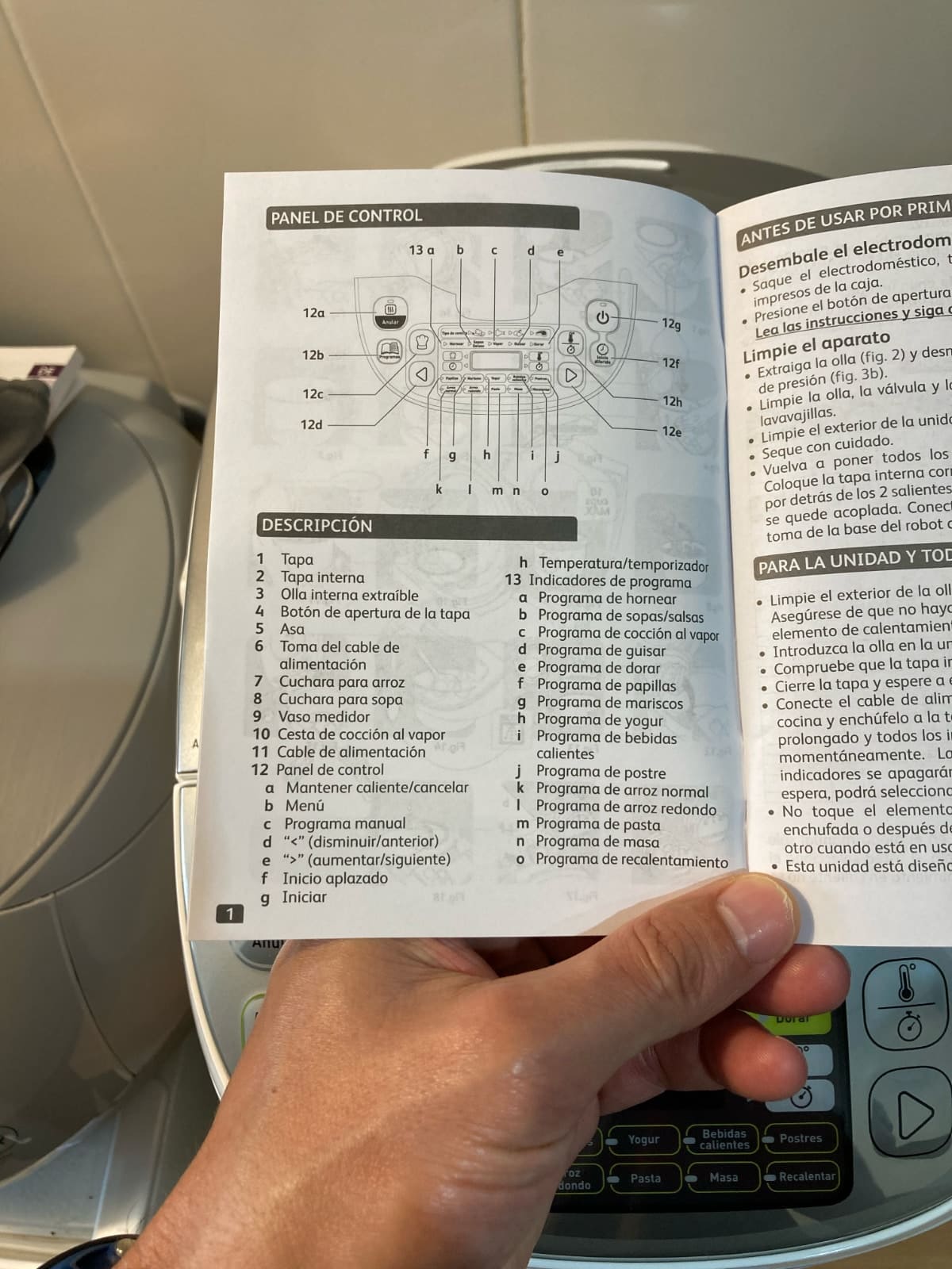Moulinex Maxichef Advance MK8121 - instrucciones