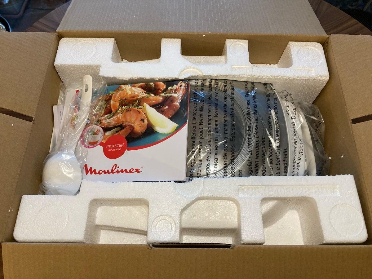 Moulinex Maxichef Advance MK8121 - unboxing: embalado bien protegido
