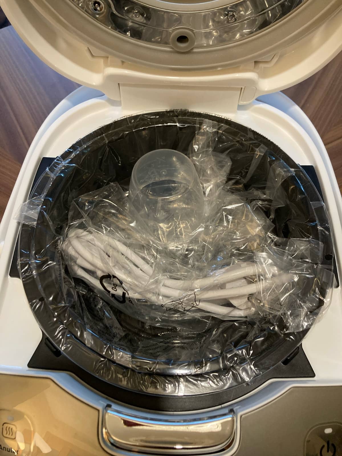 Moulinex Maxichef Advance MK8121 - unboxing: interior del aparato de cocina. 