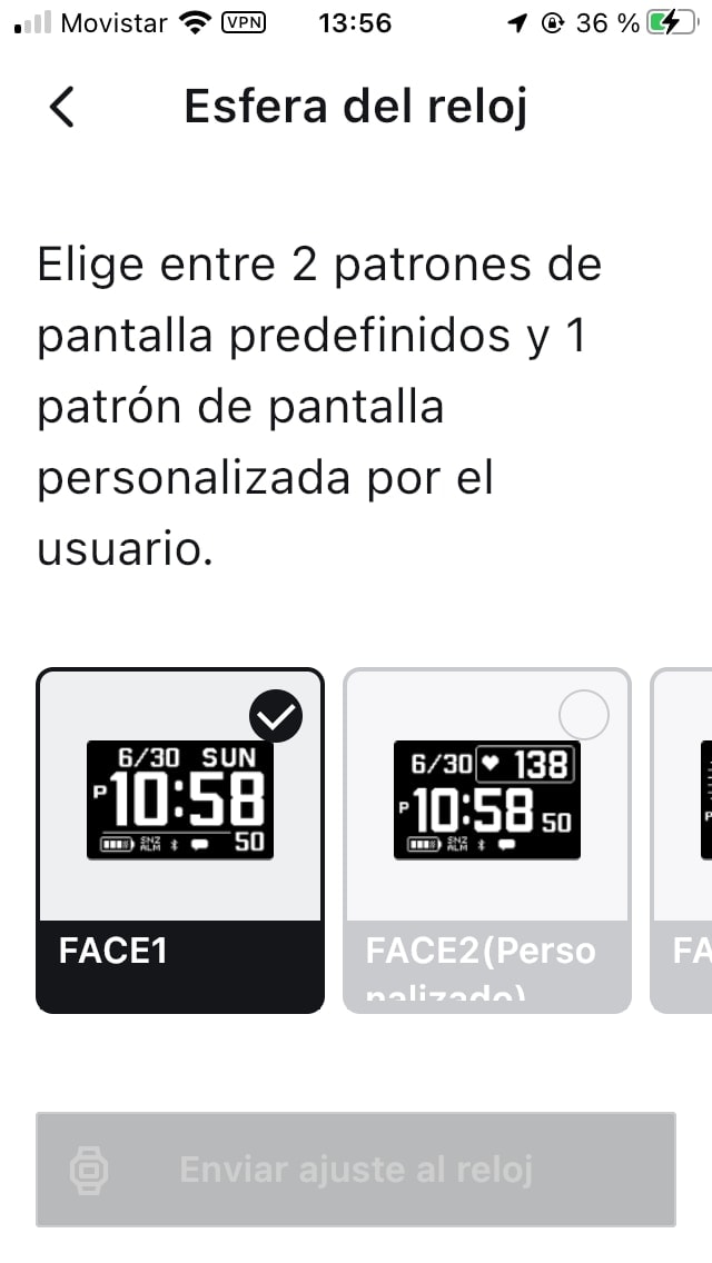 Reloj Casio G-shock DW-H5600: app Casio Watches