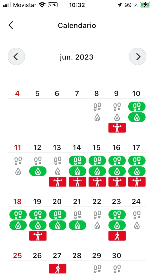 Reloj Casio G-shock DW-H5600: app Casio Watches con datos deportivos
