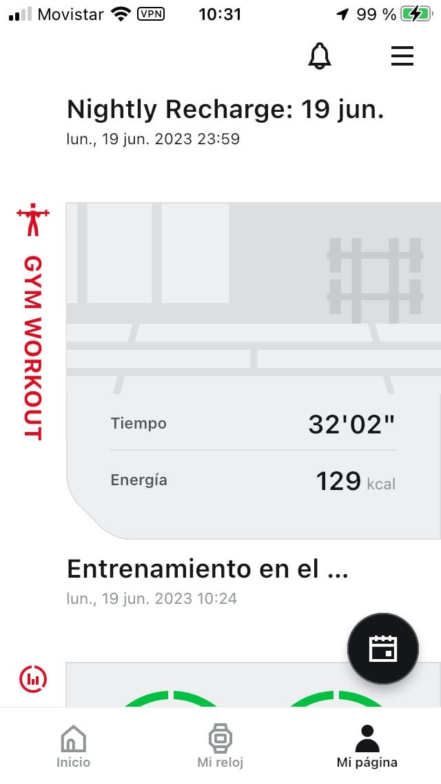 Reloj Casio G-shock DW-H5600: app Casio Watches con datos deportivos