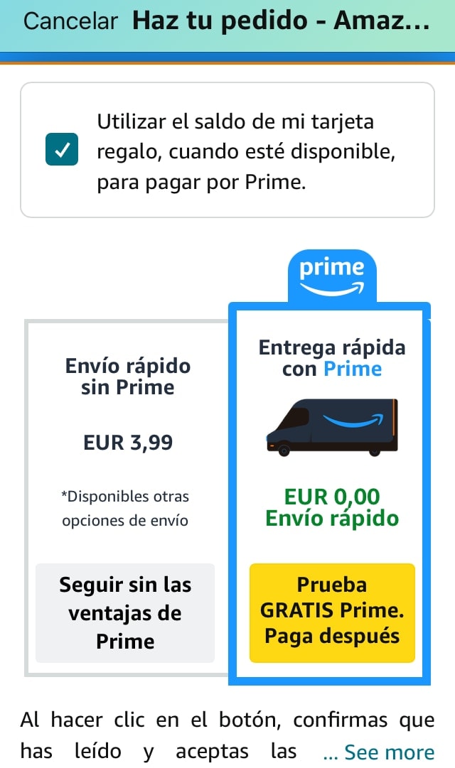 Como conseguir gastos de envio gratis en Amazon Espana Con la