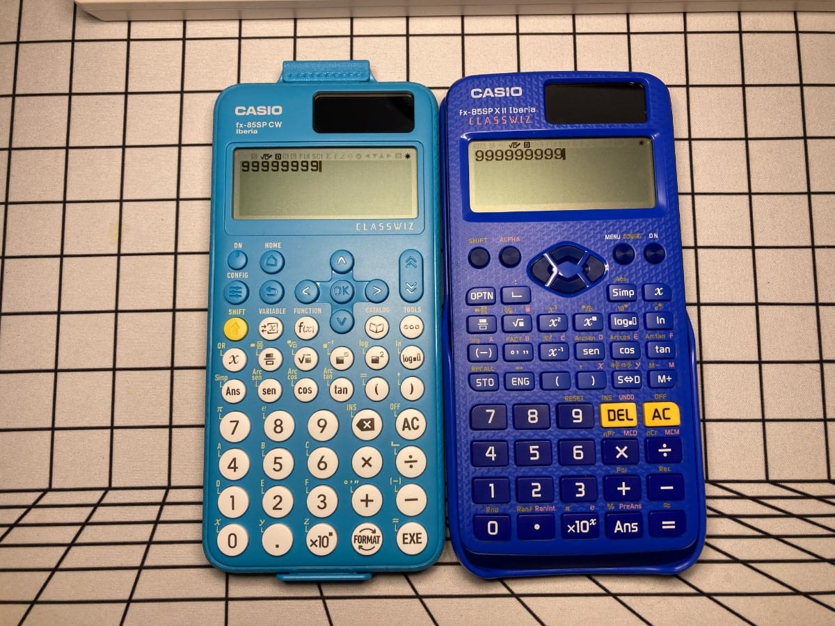 Calculadoras científicas de nivel básico: Casio fx-85SP CW vs Casio fx-85SP X II Iberia