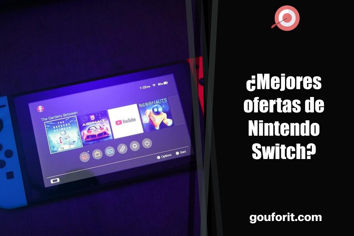 ¿Mejores ofertas de Nintendo Switch? Las hemos buscado en Gouforit. 