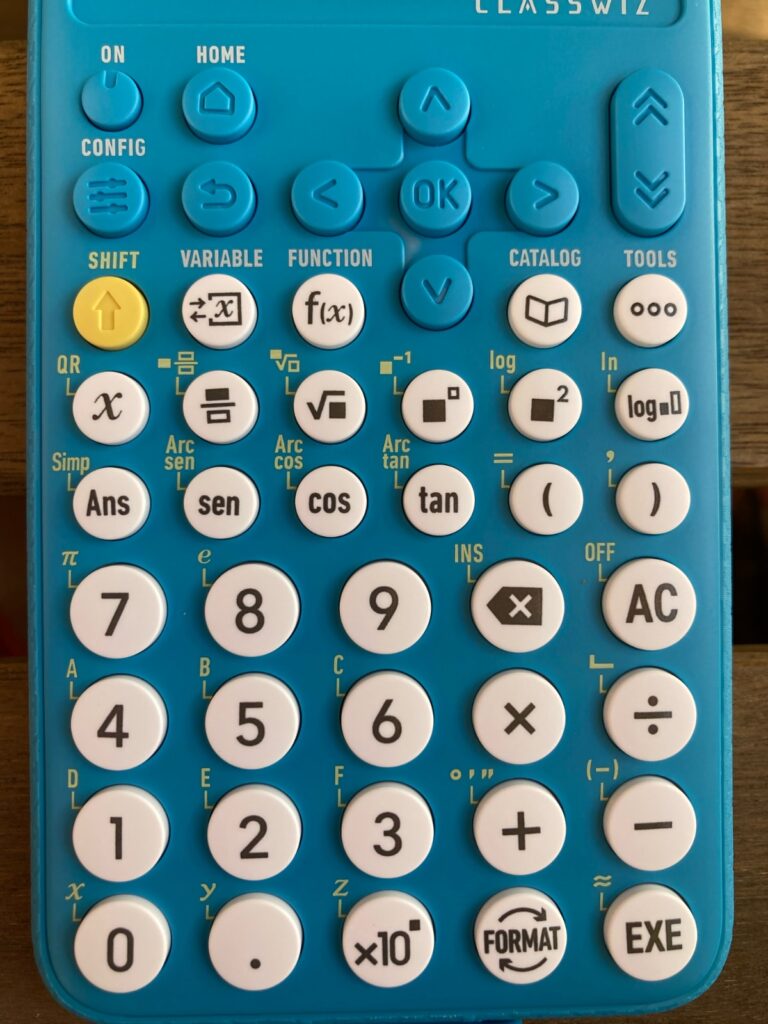  Calculadora Casio fx-85SP CW: teclado