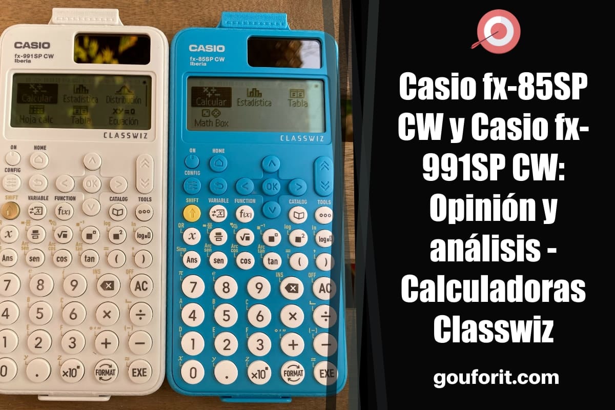 Casio fx-85SP CW y Casio fx-991SP CW: Opinión y análisis de las nuevas calculadoras Classwiz