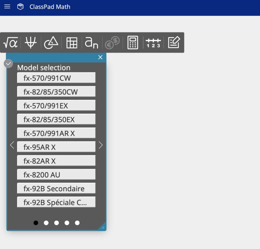 Classpad Casio: emuladores y otras herramientas matemáticas. 
