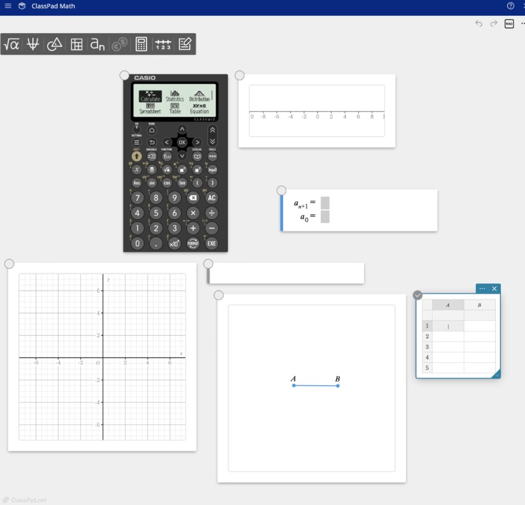 Classpad Casio: emuladores y otras herramientas matemáticas. 
