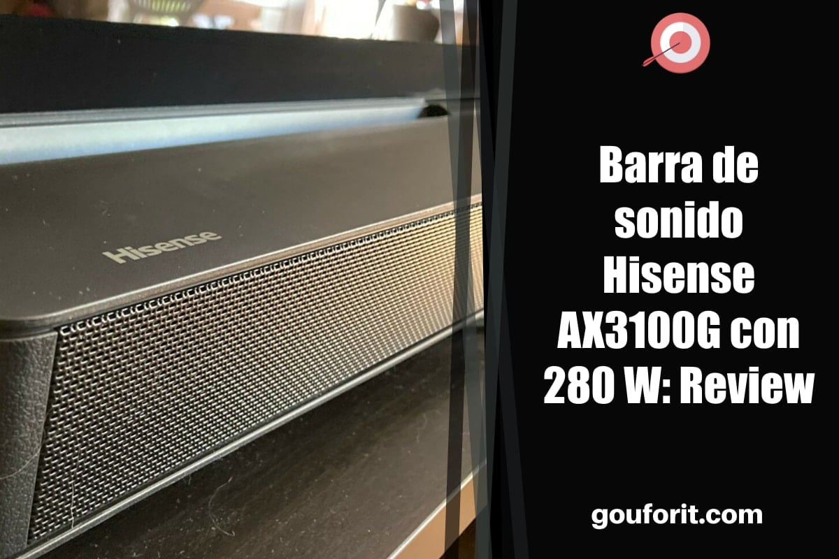 Barra de sonido Hisense AX3100G con 280 W: Review