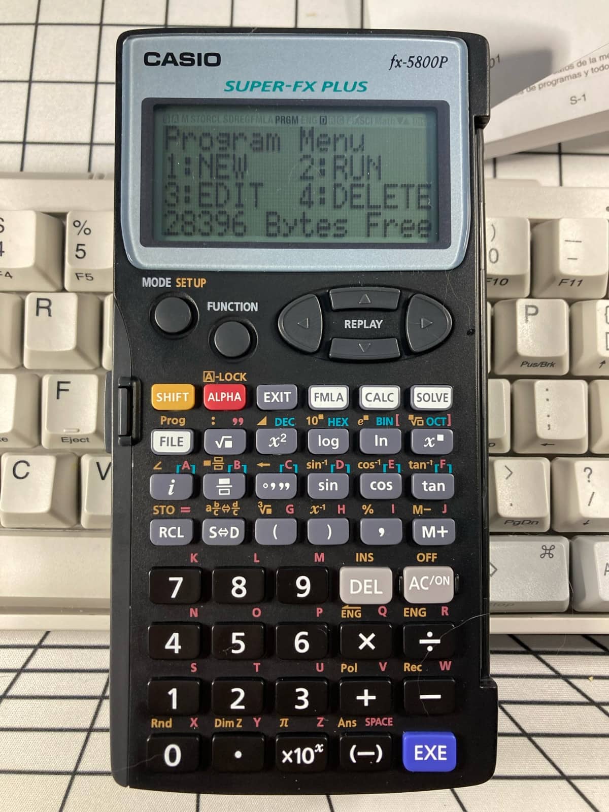 Calculadora programable Casio fx-5800P