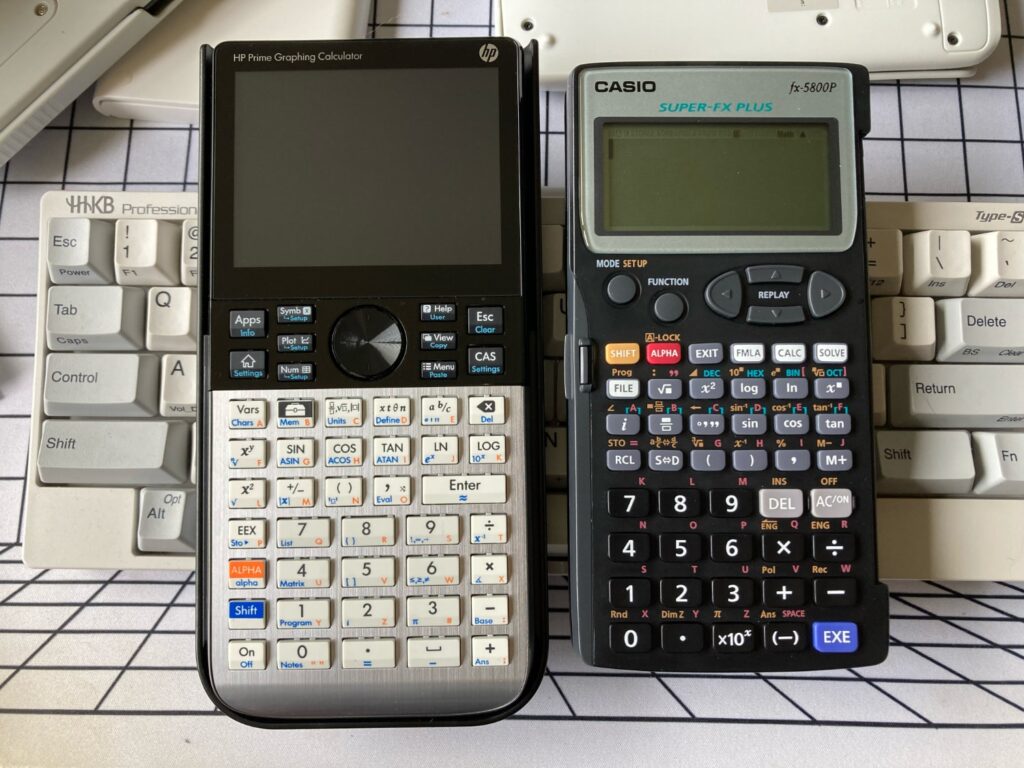 HP Prime vs Casio fx5800P: calculadora grafica vs programable