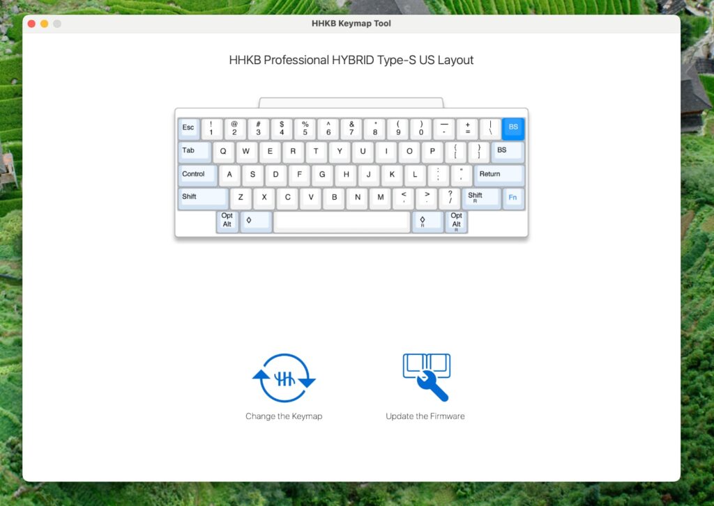Teclado HHKB: Happy Hacking Keyboard Keymap Tool 