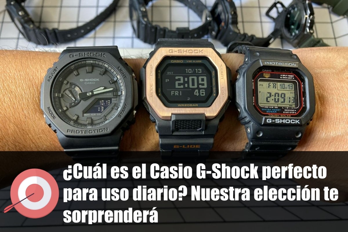 ¿Cuál es el Casio G-Shock perfecto para uso diario? Nuestra elección te sorprenderá