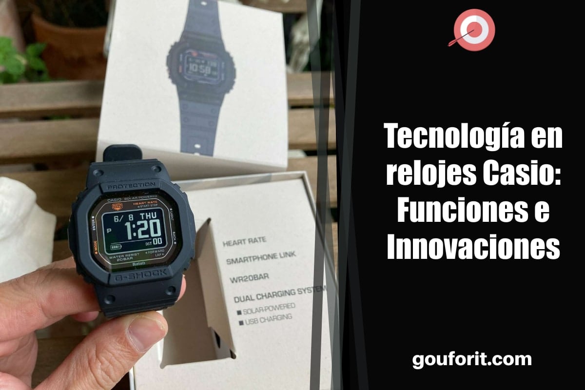 Tecnología en relojes Casio: Funciones e Innovaciones
