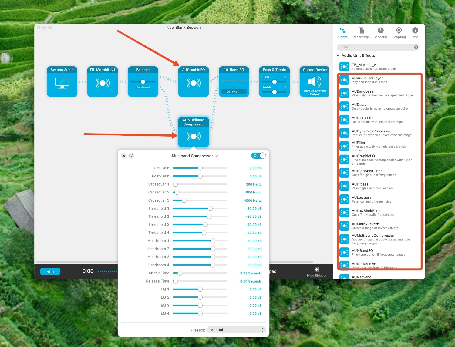 AUDIO HIJACK: personalizamos muhcos parametros del sonido