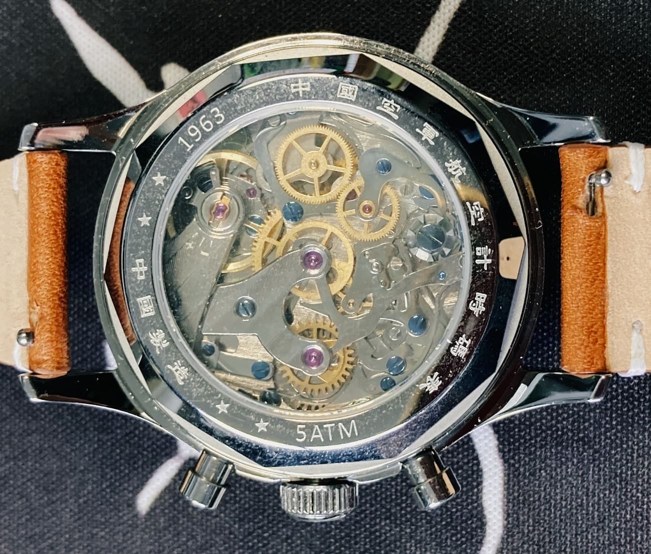Calibre Seagull ST19 con 21 joyas (bph de 21.600) para relojes mecanicos de cuerda manual. 
