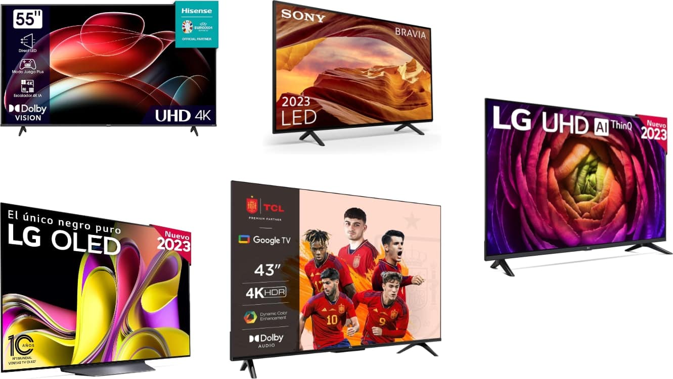 Modelos recomendados de SmartTV de bajo consumo: LG, Hisense, TCL, Samsung, Sony