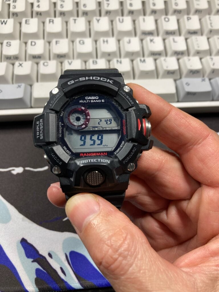 Casio G-Shock GW-9400 Rangeman: activando los sensores - barometro 