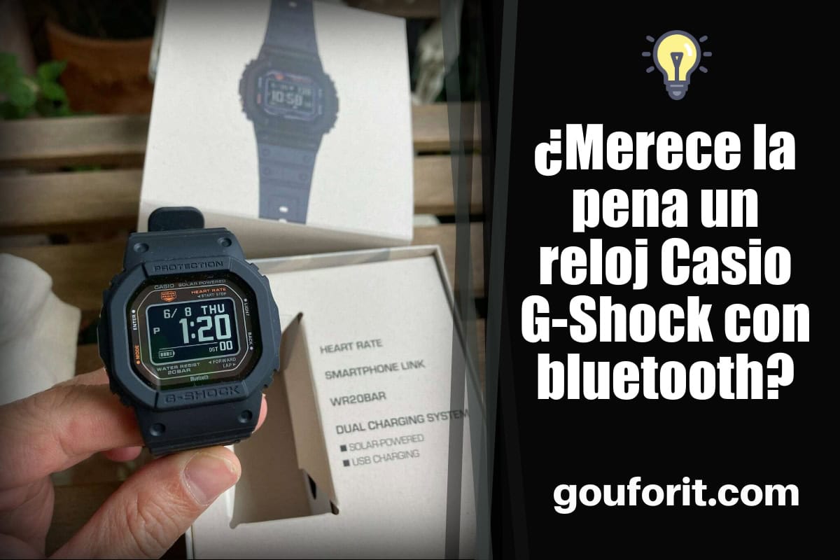 ¿Merece la pena un reloj Casio G-Shock con bluetooth?