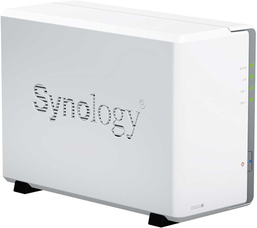 NAS Synology DS223J para uso domestico