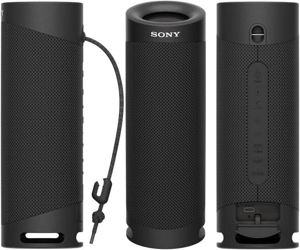 Altavoz portatil bluetooth Sony SRS-XB23: Ideal para usuarios activos, para actividades al aire libre como acampadas, excursiones o días en la playa.