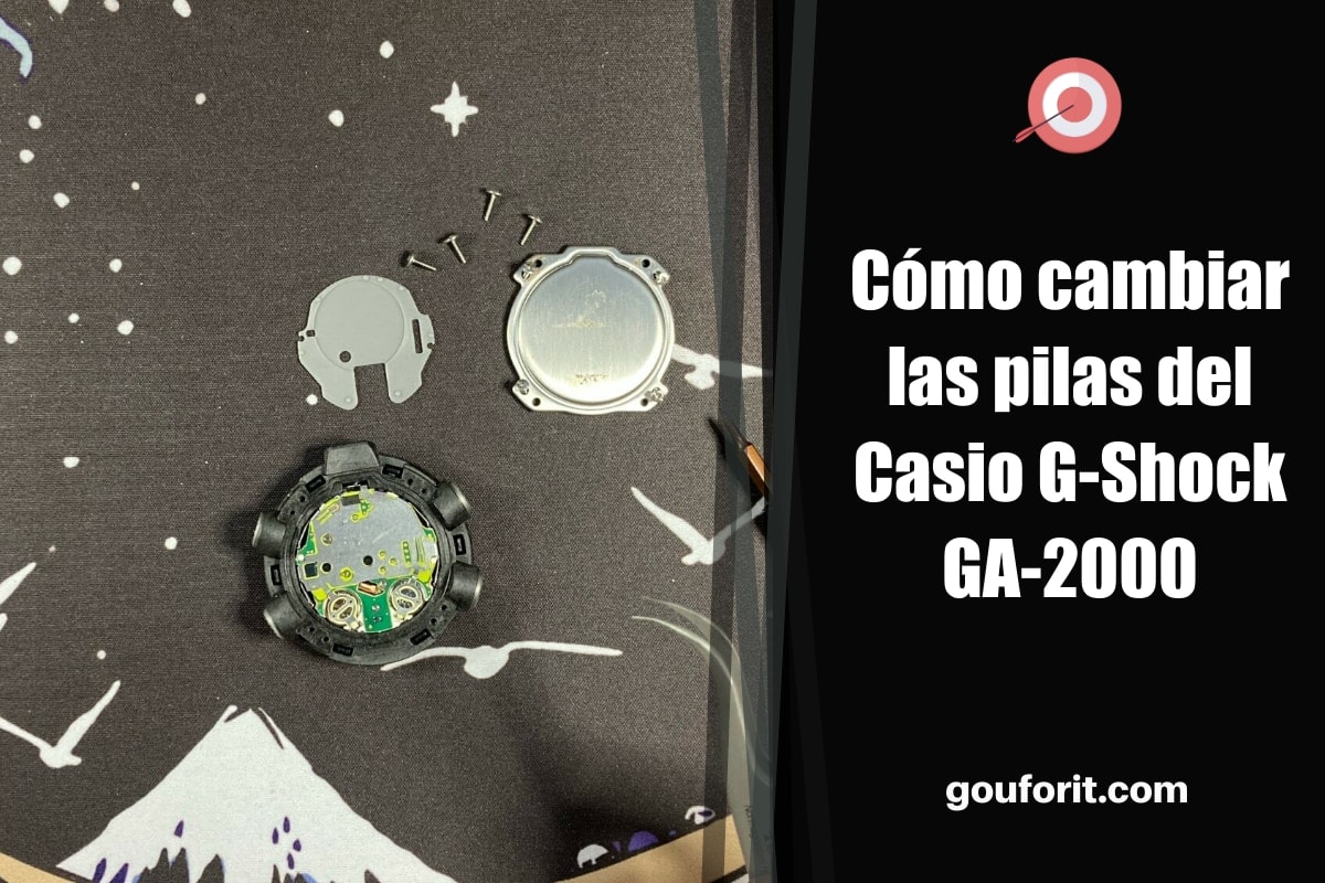 Cómo cambiar las pilas del Casio G-Shock GA-2000