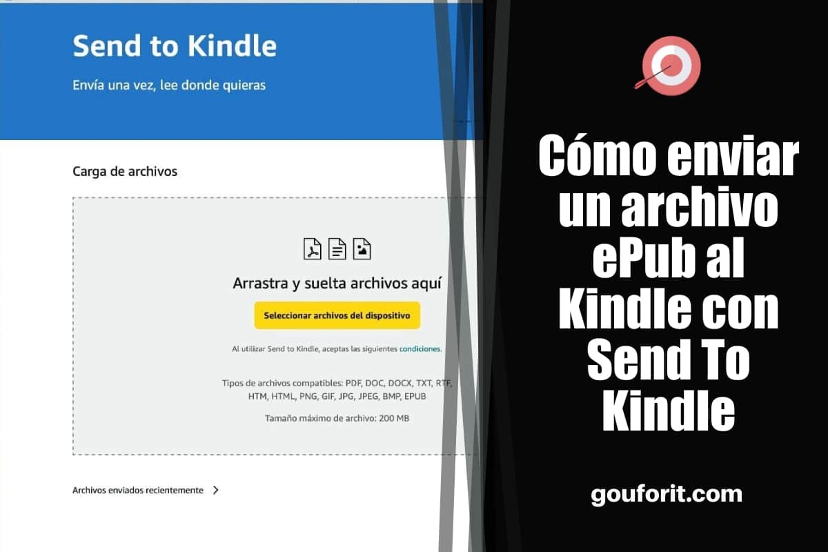 Cómo enviar un archivo ePub al Kindle con Send To Kindle