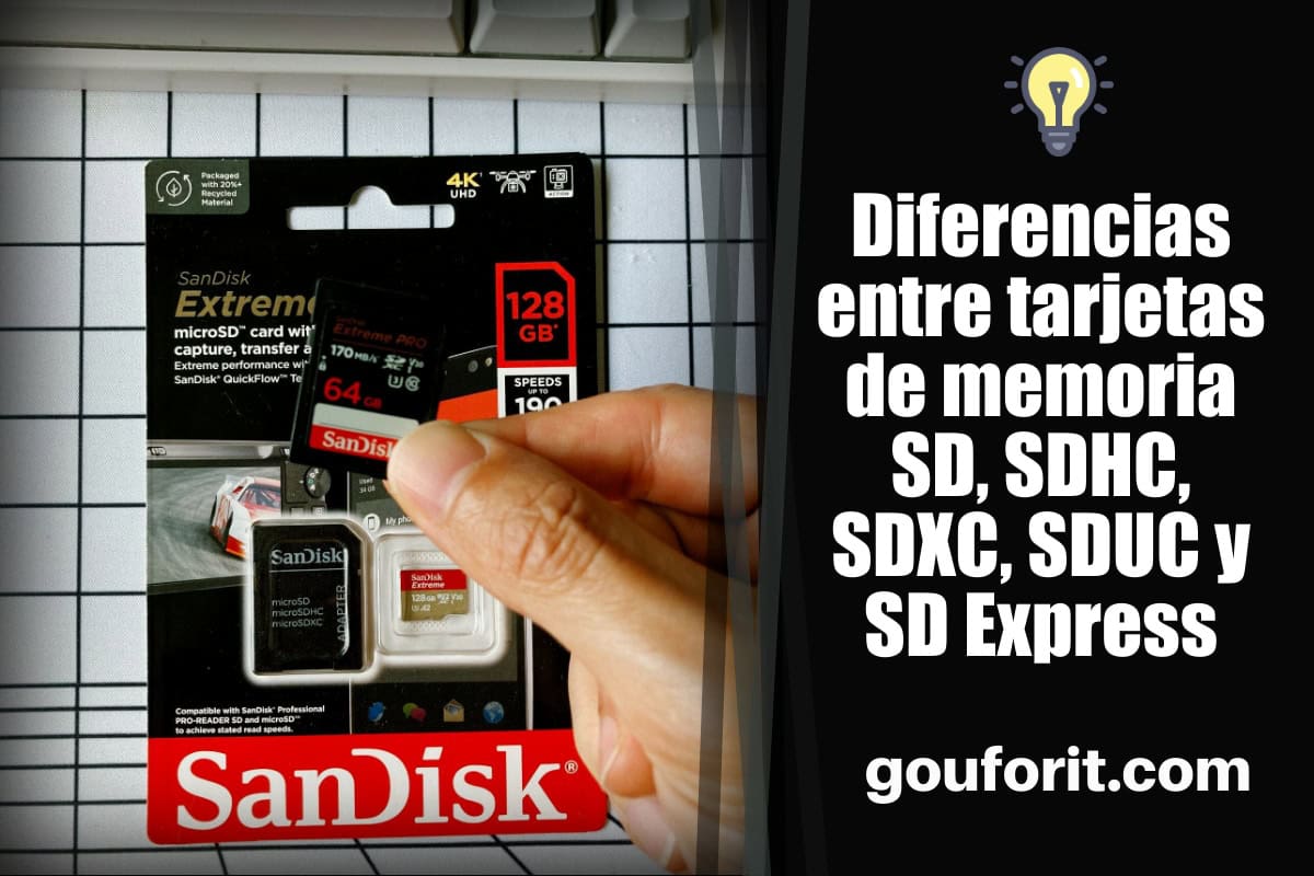 Te contamos las diferencias entre tarjetas de memoria SD, SDHC, SDXC, SDUC y SD Express