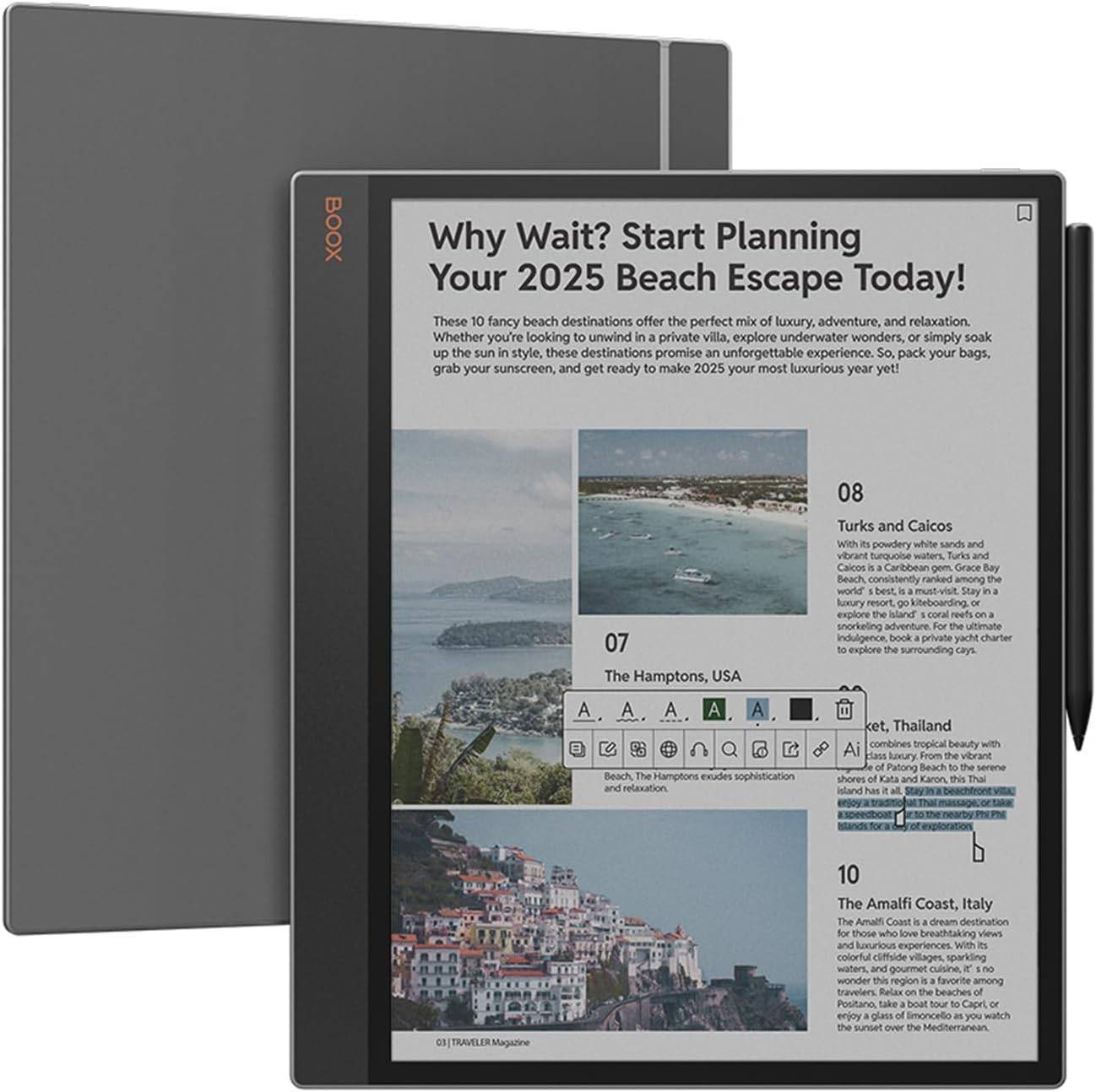 BOOX Tablet Tab X C 13.3 Pulgadas Color