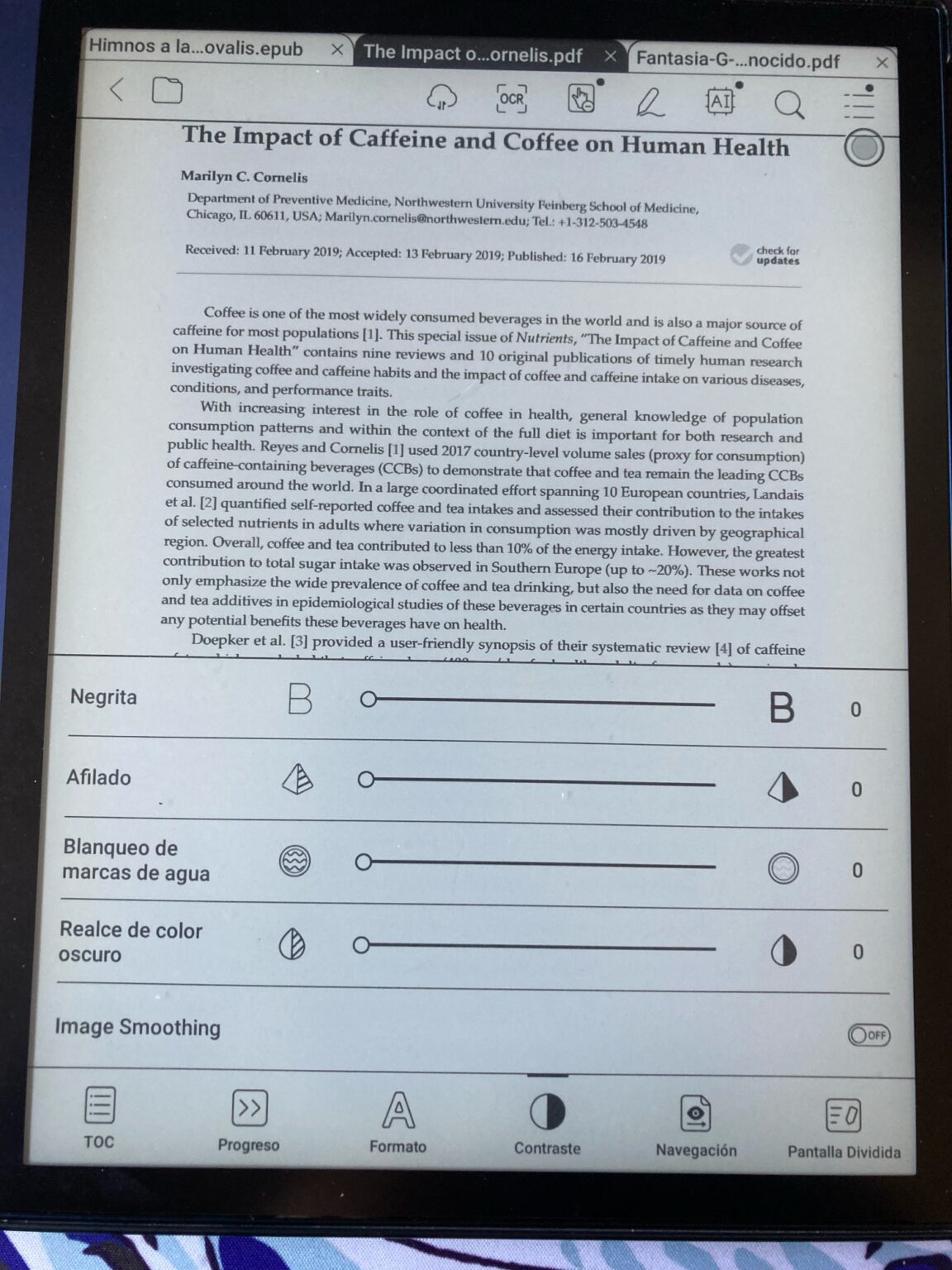 Cómo leer un PDF: eReader de 7 pulgadas vs. eReader de 10 pulgadas