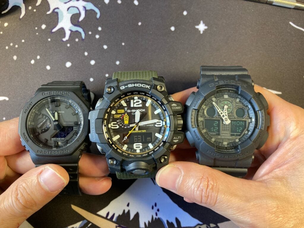 Algunos de mis relojes Casio g-shock de estilo militar