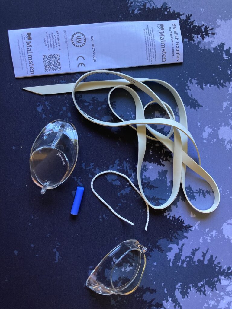 Gafas de natación suecas Malmsten para interiores SW0