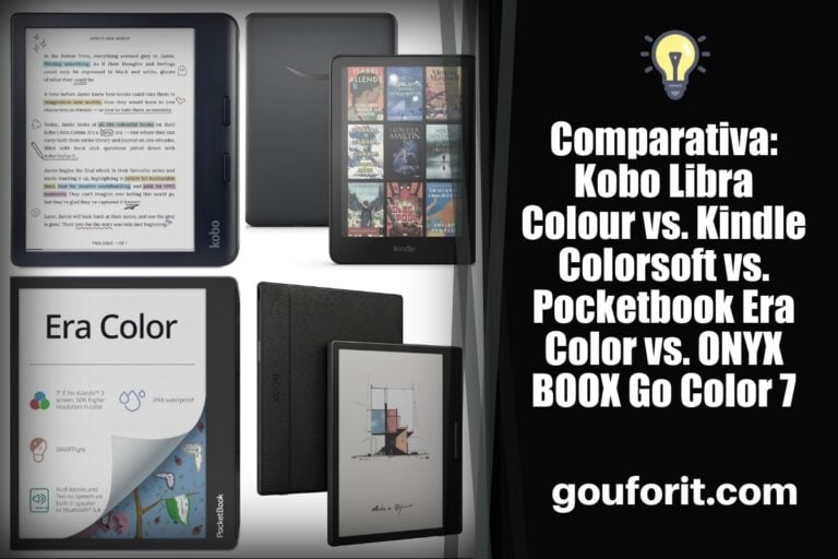 Comparativa: Kobo Libra Colour vs. Kindle Colorsoft vs. Pocketbook Era