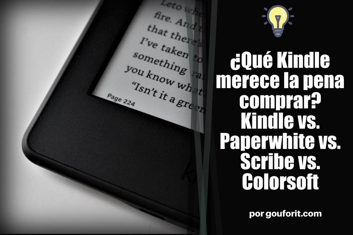 ¿Qué Kindle merece la pena comprar? Kindle vs. Paperwhite vs. Scribe vs. Colorsoft