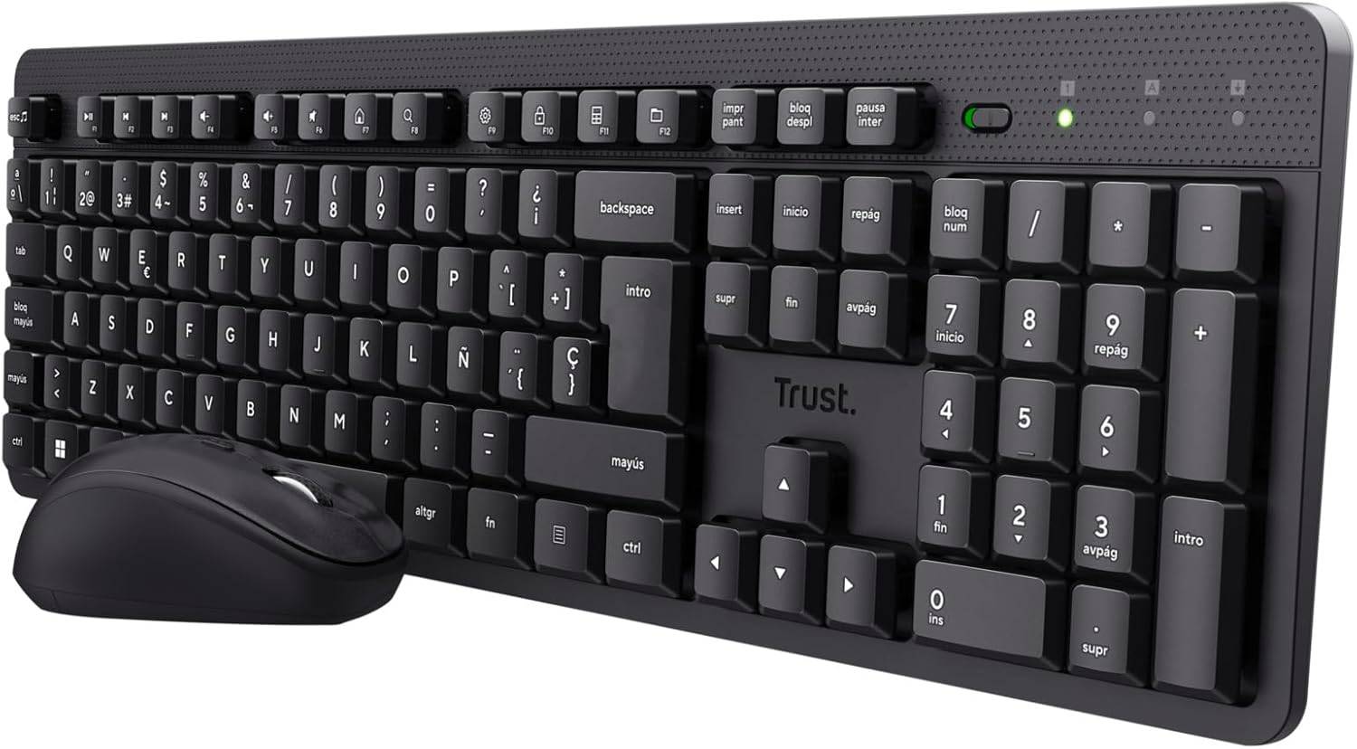 Trust Ymo II Pack Teclado y Ratón Inalámbrico QWERTY Español