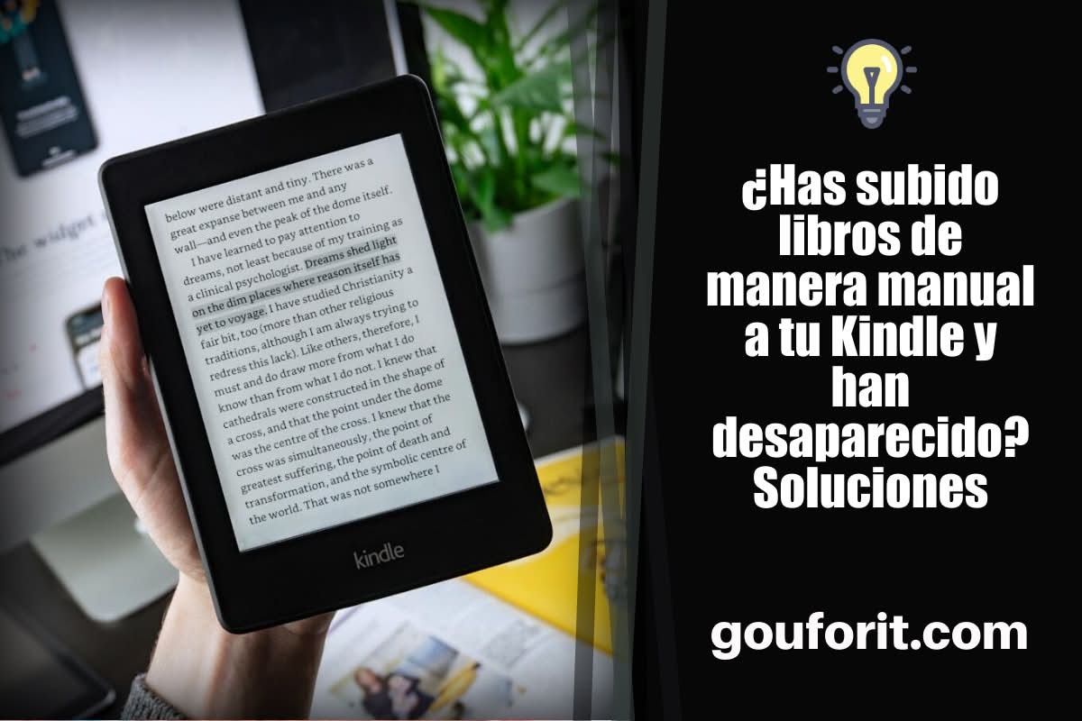 ¿Has subido libros de manera manual a tu Kindle y han desaparecido? Soluciones