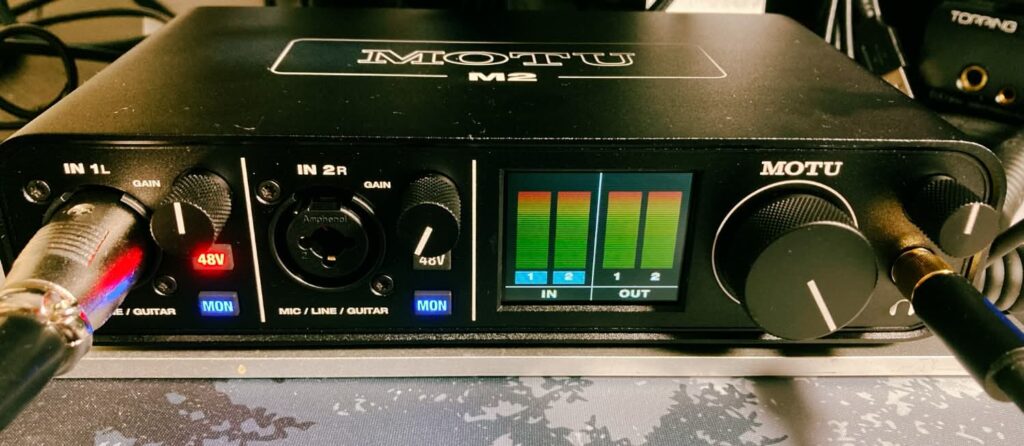 motu m2 interfaz audio