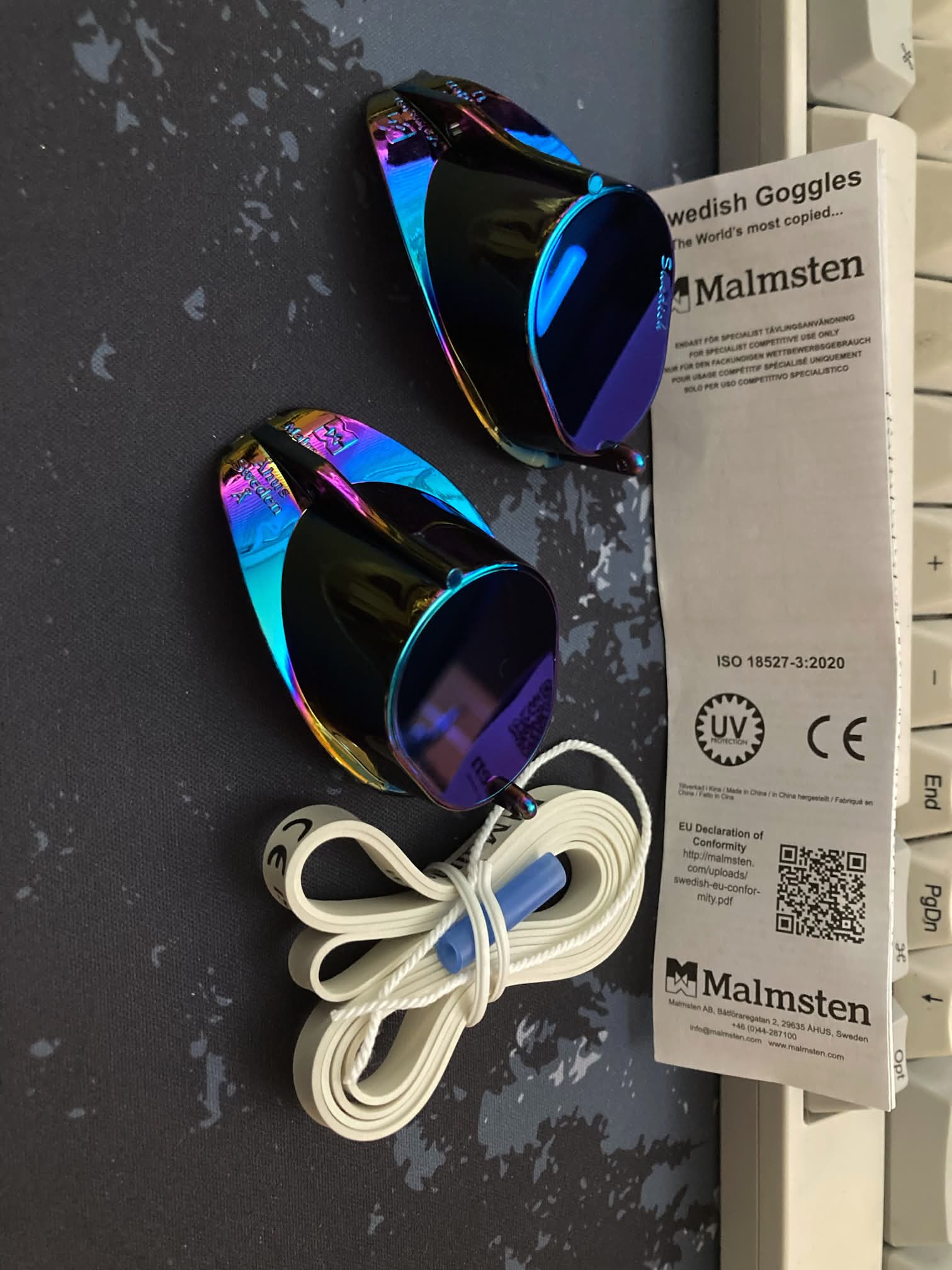 Gafas para natación suecas Malmsten Monterbara SW4 para exteriores: sin montar