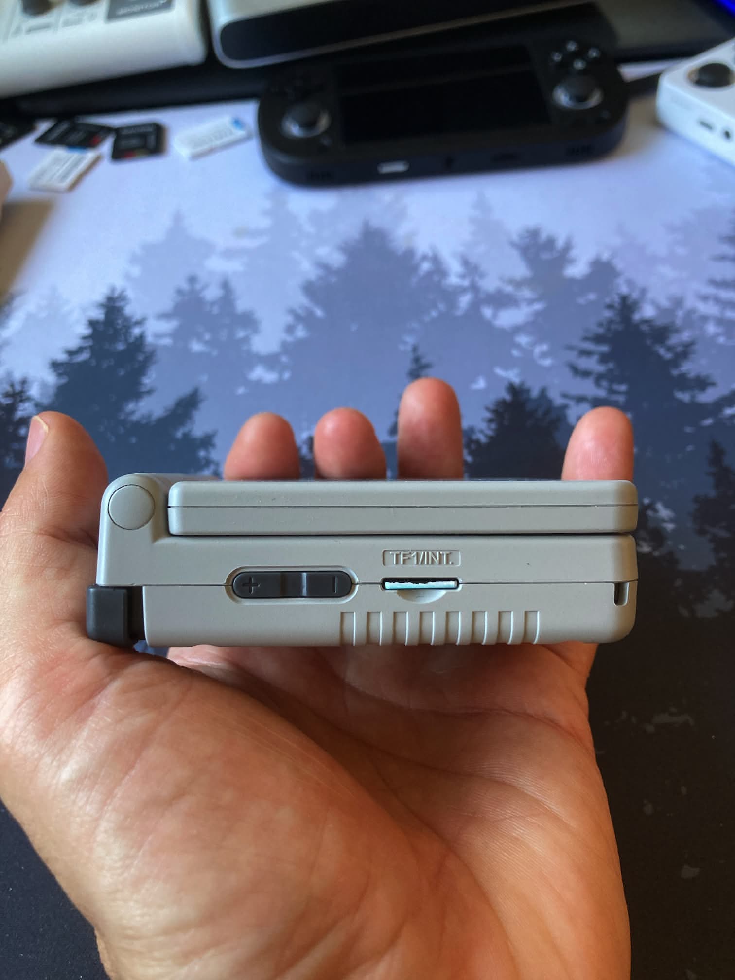 Consola retrogaming ANBERNIC RG 34XXSP: grosor