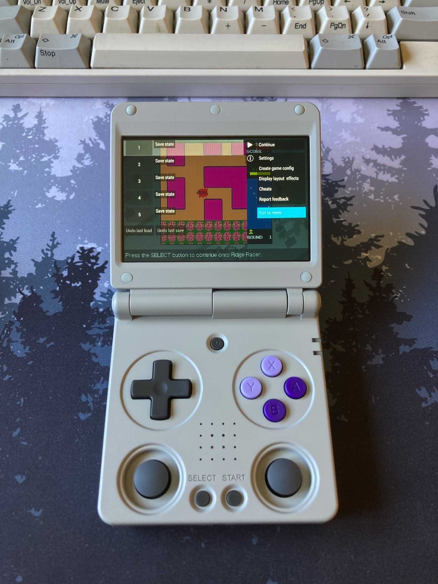 Consola retrogaming ANBERNIC RG 34XXSP con SO de fábrica