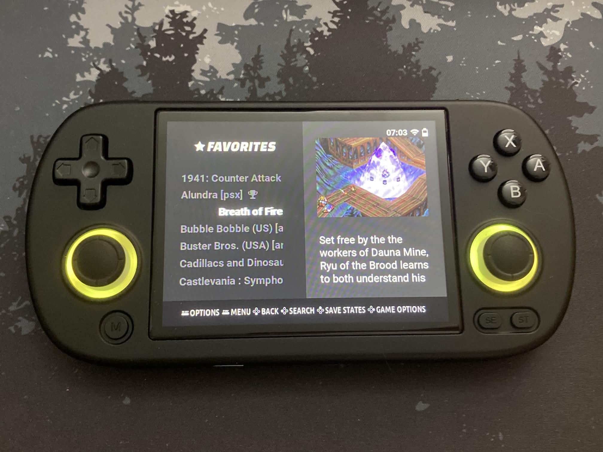 Anbernic RG40XX H: algunos de nuestros juegos favoritos (Breath of Fire)