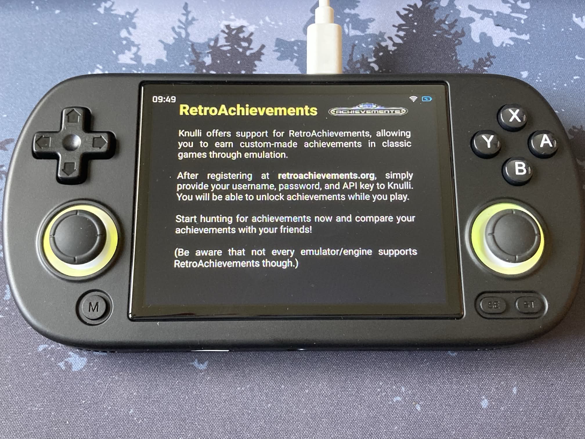 Anbernic RG40XX H: SO Knulli Retroachievments