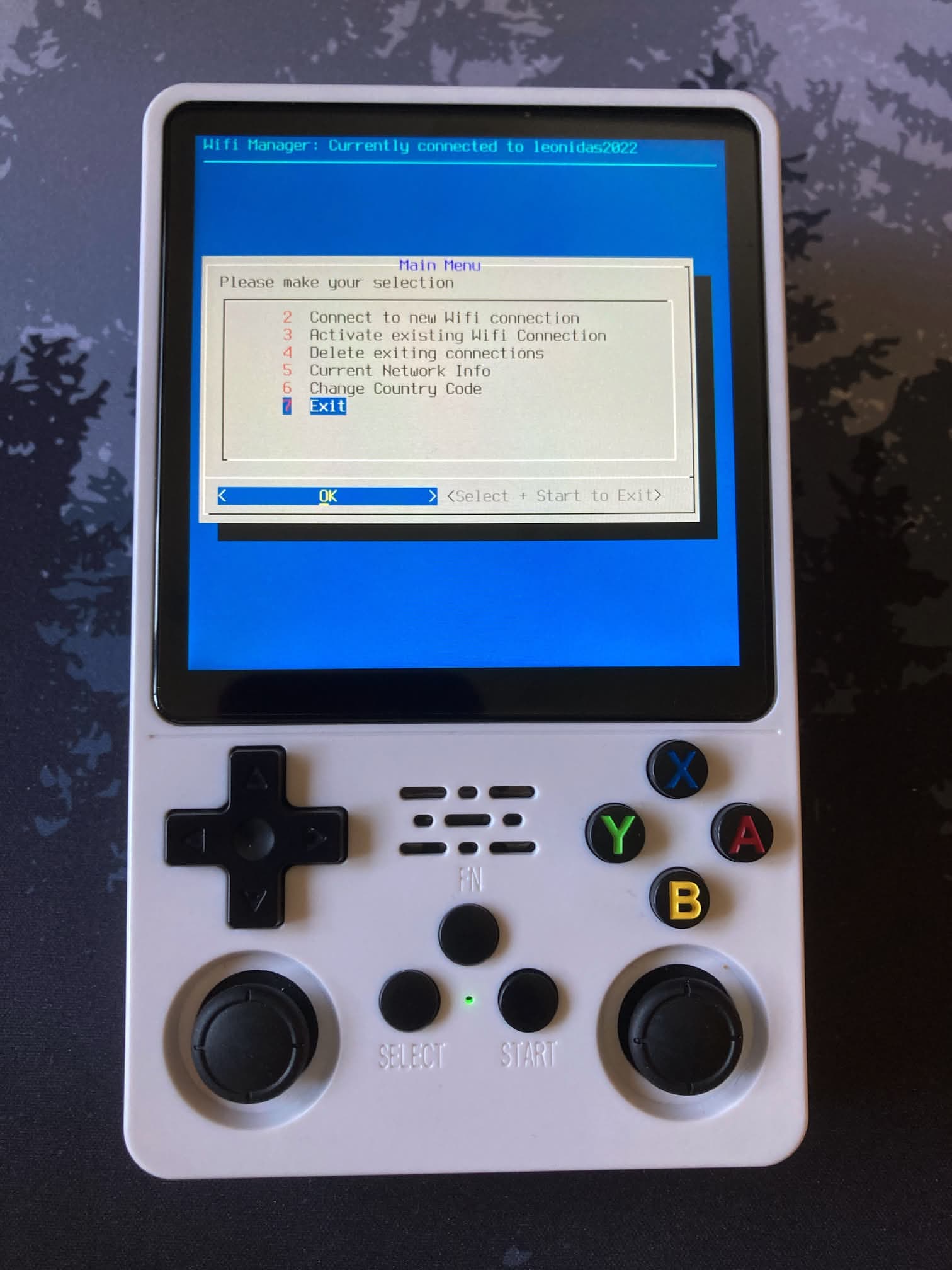 ArkOS en la R36Plus: configuramos el wifi desde el menú options